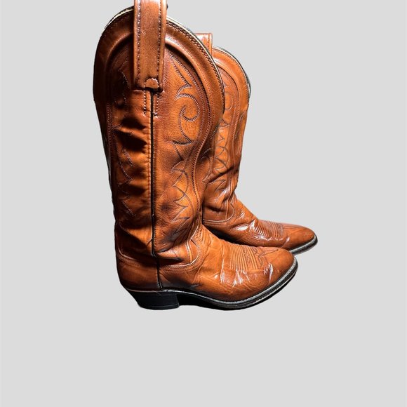 Dan Post 8.5D tan leather boot main image 12